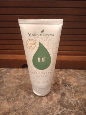Young living satin facial scrub mint